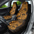 Gold Couple Dolphins Maori Polynesian Style Car Seat Cover