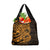 Gold Couple Dolphins Maori Polynesian Style Grocery Bag