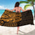 Gold Couple Dolphins Maori Polynesian Style Sarong