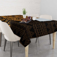 Gold Couple Dolphins Maori Polynesian Style Tablecloth LT9 - Polynesian Pride
