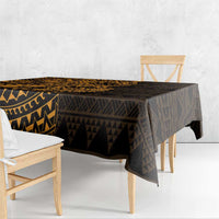 Gold Couple Dolphins Maori Polynesian Style Tablecloth LT9 - Polynesian Pride