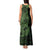 Green Couple Dolphins Maori Polynesian Style Tank Maxi Dress