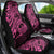 Pink Couple Dolphins Maori Polynesian Style Car Seat Cover