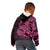 Pink Couple Dolphins Maori Polynesian Style Kid Hoodie