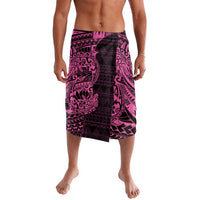 Pink Couple Dolphins Maori Polynesian Style Lavalava LT9 Pink - Polynesian Pride