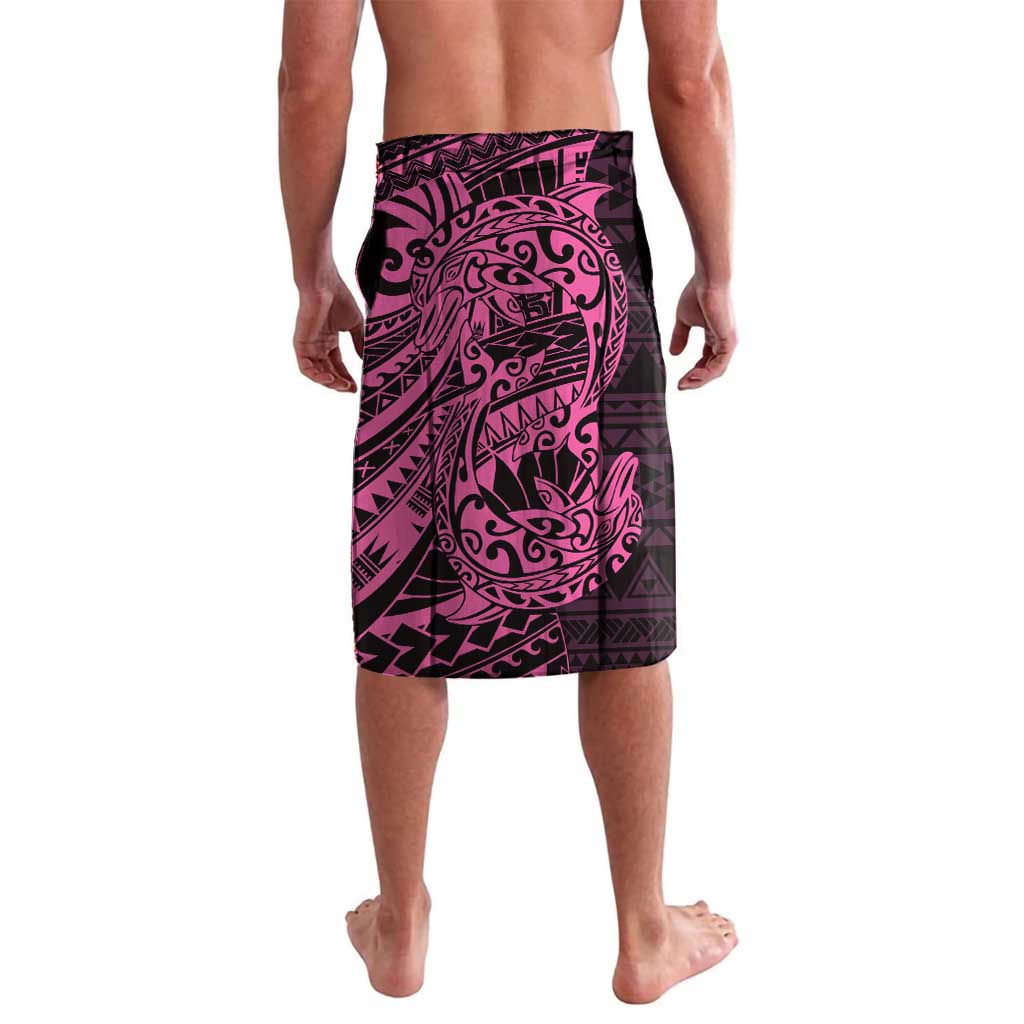 Pink Couple Dolphins Maori Polynesian Style Lavalava LT9 - Polynesian Pride