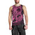 Pink Couple Dolphins Maori Polynesian Style Men Tank Top