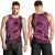 Pink Couple Dolphins Maori Polynesian Style Men Tank Top