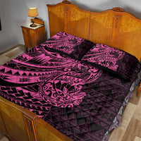 Pink Couple Dolphins Maori Polynesian Style Quilt Bed Set LT9 - Polynesian Pride