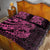 Pink Couple Dolphins Maori Polynesian Style Quilt Bed Set