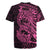 Pink Couple Dolphins Maori Polynesian Style Rugby Jersey