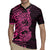 Pink Couple Dolphins Maori Polynesian Style Rugby Jersey