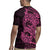 Pink Couple Dolphins Maori Polynesian Style Rugby Jersey