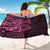 Pink Couple Dolphins Maori Polynesian Style Sarong