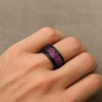 Pink Couple Dolphins Maori Polynesian Style Spinner Ring LT9 - Polynesian Pride