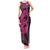 Pink Couple Dolphins Maori Polynesian Style Tank Maxi Dress