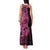 Pink Couple Dolphins Maori Polynesian Style Tank Maxi Dress