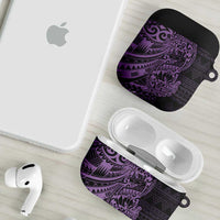 Purple Couple Dolphins Maori Polynesian Style AirPods Case LT9 - Polynesian Pride