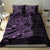 Purple Couple Dolphins Maori Polynesian Style Bedding Set