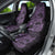 Purple Couple Dolphins Maori Polynesian Style Car Seat Cover