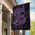 Purple Couple Dolphins Maori Polynesian Style Garden Flag