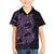 Purple Couple Dolphins Maori Polynesian Style Kid Hawaiian Shirt