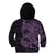 Purple Couple Dolphins Maori Polynesian Style Kid Hoodie