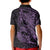 Purple Couple Dolphins Maori Polynesian Style Kid Polo Shirt