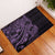 Purple Couple Dolphins Maori Polynesian Style Rubber Doormat