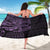 Purple Couple Dolphins Maori Polynesian Style Sarong