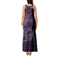 Purple Couple Dolphins Maori Polynesian Style Tank Maxi Dress LT9 - Polynesian Pride