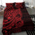 Red Couple Dolphins Maori Polynesian Style Bedding Set