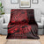 Red Couple Dolphins Maori Polynesian Style Blanket