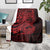 Red Couple Dolphins Maori Polynesian Style Blanket