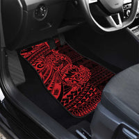 Red Couple Dolphins Maori Polynesian Style Car Mats LT9 - Polynesian Pride