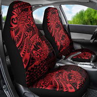 Red Couple Dolphins Maori Polynesian Style Car Seat Cover LT9 - Polynesian Pride