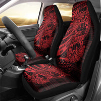Red Couple Dolphins Maori Polynesian Style Car Seat Cover LT9 - Polynesian Pride