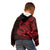 Red Couple Dolphins Maori Polynesian Style Kid Hoodie