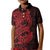 Red Couple Dolphins Maori Polynesian Style Kid Polo Shirt