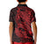 Red Couple Dolphins Maori Polynesian Style Kid Polo Shirt