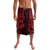 Red Couple Dolphins Maori Polynesian Style Lavalava