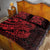 Red Couple Dolphins Maori Polynesian Style Quilt Bed Set