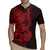 Red Couple Dolphins Maori Polynesian Style Rugby Jersey