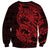 Red Couple Dolphins Maori Polynesian Style Sweatshirt