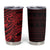 Red Couple Dolphins Maori Polynesian Style Tumbler Cup