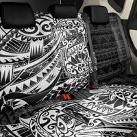 White Couple Dolphins Maori Polynesian Style Back Car Seat Cover LT9 - Polynesian Pride