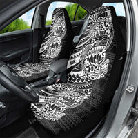 White Couple Dolphins Maori Polynesian Style Car Seat Cover LT9 - Polynesian Pride