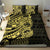 Yellow Couple Dolphins Maori Polynesian Style Bedding Set