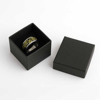 Yellow Couple Dolphins Maori Polynesian Style Classic Ring LT9 - Polynesian Pride
