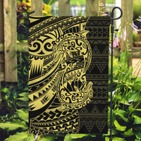 Yellow Couple Dolphins Maori Polynesian Style Garden Flag LT9 Garden Flag Yellow - Polynesian Pride